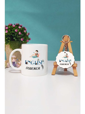 Hedizu Ingilizce Öğretmeni Kupa Bardak ve Anahtarlık