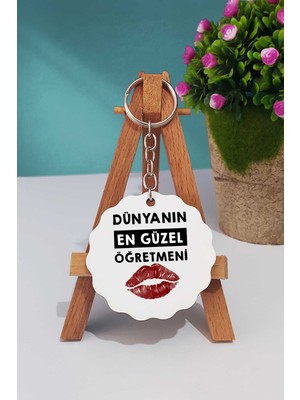 Hedizu Dünyanın En Güzel Öğretmeni Anahtarlık