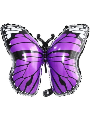 Bal10 Dünyası Mor Kelebek Folyo Balon 70X53 cm
