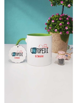 Hedizu  Uzmanı Hediye Yeşil Kupa Bardak Anahtarlık