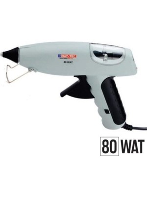 Baytech Bay-Tec Mk0438 Sıcak Sılıkon / Mum Silikon Tabancası Kalın 80w