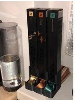 Zum Nespresso Kapsül Tutucu Organizer Rafı Düzenleyici Ofis Mutfak