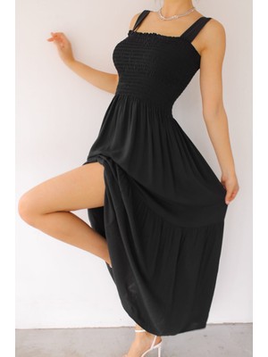 Twomeey Gipeli Askılı Kat Elbise Dokuma Viskon Kumaş (135CM) (Renk Seçenekli)