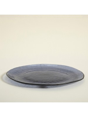 Chakra Dune Tabak 33 cm Mavi/transparan