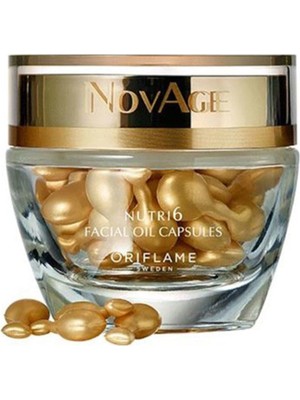 Oriflame Novage Nutri6 Yüz Yağı Kapsülleri
