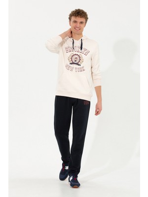 U.S. Polo Assn. Erkek Ekru Sweatshirt 50253013-VR019