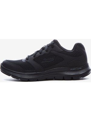 Skechers Erkek Siyah Spor Ayakkabı Flex Lite Taban ile Konforlu ve Hafif Tasarım