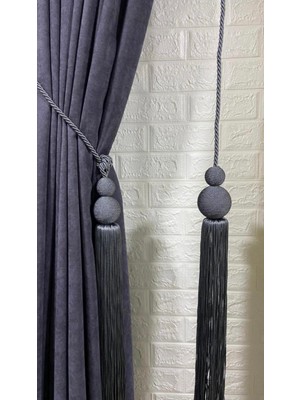 Şahinsoy Perde Perde Aksesuar Seti ( Üçlü Set ) 2 Adet Braçol 1 Adet Orta Sarkıt