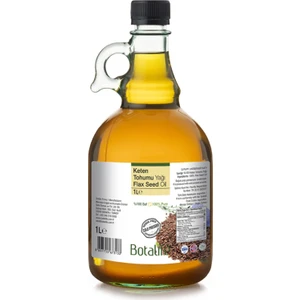 Saf Keten Tohumu Yağı 1 Litre Soğuk Press