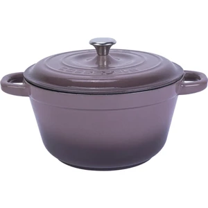 Döküm Yuvarlak Tencere Döküm Demir Kapak  New Heritage Serisi ÇAP(Ø)22CM - Mor
