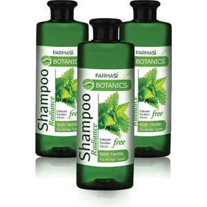 Botanics Isırgan Özlü Parlaklık Veren Şampuan-500ml 3 Adet