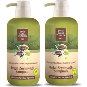 Eyüp Sabri Tuncer Doğal Zeytinyağlı Şampuan 600 Ml Pet Şişe X 2 Adet