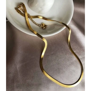 Sadece Jewellery Gold Italyan Zincir Kolye 45CM