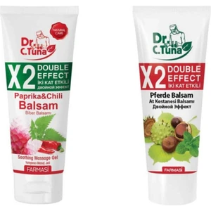 Dr.c.tuna Biberli Masaj Jeli 250ML + At Kestaneli Masaj Jeli 250ML