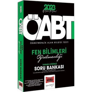 Yargı Yayınevi KPSS ÖABT 2023 Fen Bilimleri Öğretmenliği Tamamı Çözümlü Soru Bankası