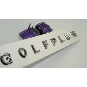 DK Tuning Volkswagen Golf Plus Yeni Nesil Bagaj 3m 3D Krom Abs Yazı Logo Amblem