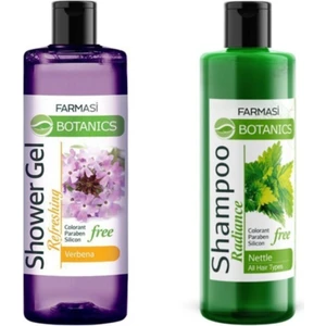 Botanıcs Isırgan Özlü Şampuan + Botanıcs Mine Çiçeği Özlü Tazeleyici Duş Jeli 500 ml 2 Adet