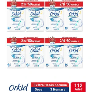 Extra Hassas Koruma Gece Süper Ekonomik Paket 112 Ped (14x8) Boy 3