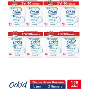 Extra Hassas Koruma Uzun Süper Ekonomik Paket 128 Ped (16x8) Boy 2