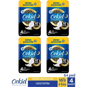 Süper Ekonomik Ultra Gece Extra 16 Ad. 4 Boy X 4 Paket