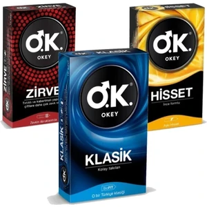 Okey Prezervatif 3'Lü Set