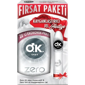 Zero 20'Li + Okey Zero Jel 100 Ml