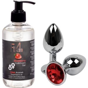 Jel Strawberry 250 Ml & Metal Taşı Plug Set Fixcla Krem