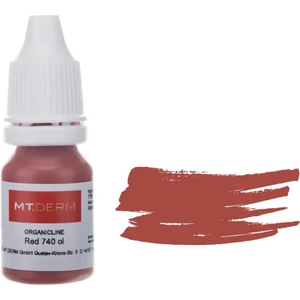 mt Derm Kalıcı Makyaj Boyası Red 740