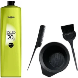 Loreal Oksidan Krem 20 Vol %6 1000ml + Saç Boyama Seti