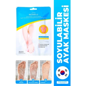 Ölü Deri, Çatlaklar Için Vitamin B5 Içeren Hassas ve Etkili Soyulabilen Ayak Peeling Maske