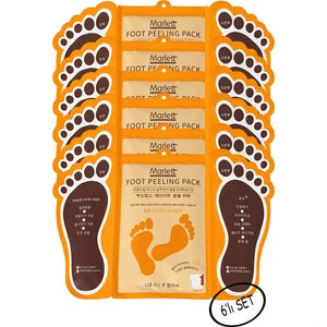 Foot Peeling Pack - Professıonal Çorap Tipi Ayak Peeling Maskesi 6'lı Set Ayak Maskesi
