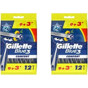 Blue3 Comfort Kullan At Tıraş Bıçağı 9+3 12'Li 2paket