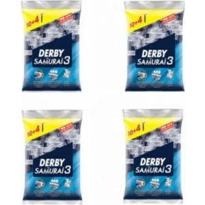 Samurai 3 Tıraş Bıçağı 10+4 Poşet X 4 Paket