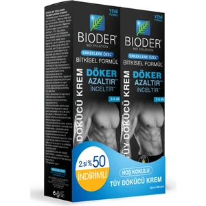 Erkek Tüy Dökücü Krem 100ML 2'li Paket