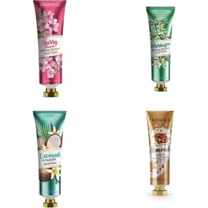 Kiraz Çiçeği 30 ml & Moringa 30 ml & Coconut Vanilla 30 ml & Bademli Sütlü El Kremi 30 ml 4