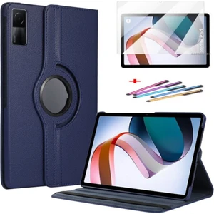 M.TK Moveteck Xiaomi Redmi Pad 4 GB 6gb 10.6" Tablet Kılıf Kapaklı 360 Derece Dönen Tam Koruyucu Standlı Zırh Kılıf Ekran Koruyucu ve Kalem Set