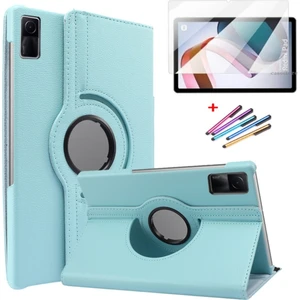 M.TK Moveteck Xiaomi Redmi Pad 4 GB 6gb 10.6" Tablet Kılıf Kapaklı 360 Derece Dönen Tam Koruyucu Standlı Zırh Kılıf Ekran Koruyucu ve Kalem Set