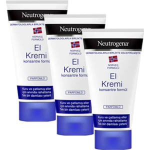 Norveç Formülü El Kremi Parfümlü 50 ml x 3 Adet