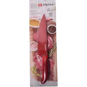 Paslanmaz Çelik Bıçak 32 cm Kırmızı