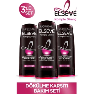 Loreal Komple Direnç Saç Bakım Kremi 390 Ml X 3 Adet