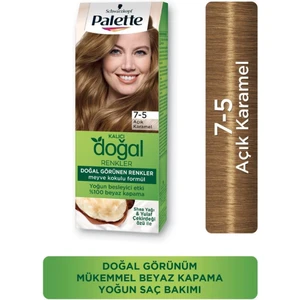Kalıcı Doğal Renkler 7-5 Açık Karamel Boya