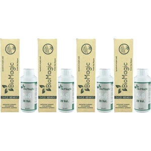 Biomagic Organik Amonyaksız Saç Boyası (Yoğun Çikolata Kahve-55.07)+Oksidan (4 Adet)