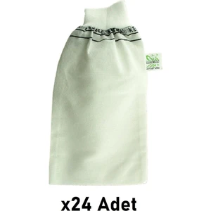 Kelebek Kese Kelebek Hamam Banyo Kesesi Standart Lastikli Beyaz 24 Adet