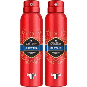Old Spice Captain Sprey Deodorant 2X150 ml