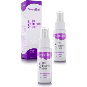Sweat Set Sweatset Ter Önleyici 2'li Set El, Ayak, Yüz, Koltuk Altı Terleme Önleyici Sprey Tere Çöz