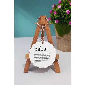 Babaya Hediye Baba Anahtarlık