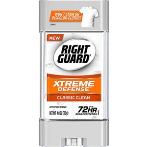 Right Guard Xtreme Defense Classic Clean Antiperspirant Deodorant Jel 113GR
