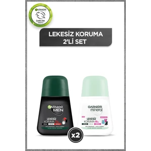 Mineral Kadın Lekesiz Koruma Roll-On + Men Erkek Lekesiz Koruma Roll-On