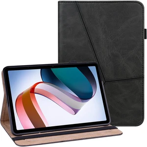 Xfashion Xiaomi Için Redmi Pad Pu Deri Elastik Bant Koruyucu Kılıf Kart Yuvaları Çok Açılı Stand Çizgisi Baskılı Tablet Kapak Kalem Tutucusu (Yurt Dışından)
