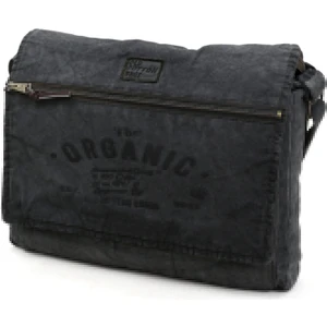 Old Cotton Cargo Old Cotton 8128 Salaş Kanvas Omuz Postacı Antrasit Siyah Laptop Okul Seyahat Günlük Vintage Kumaş Çanta